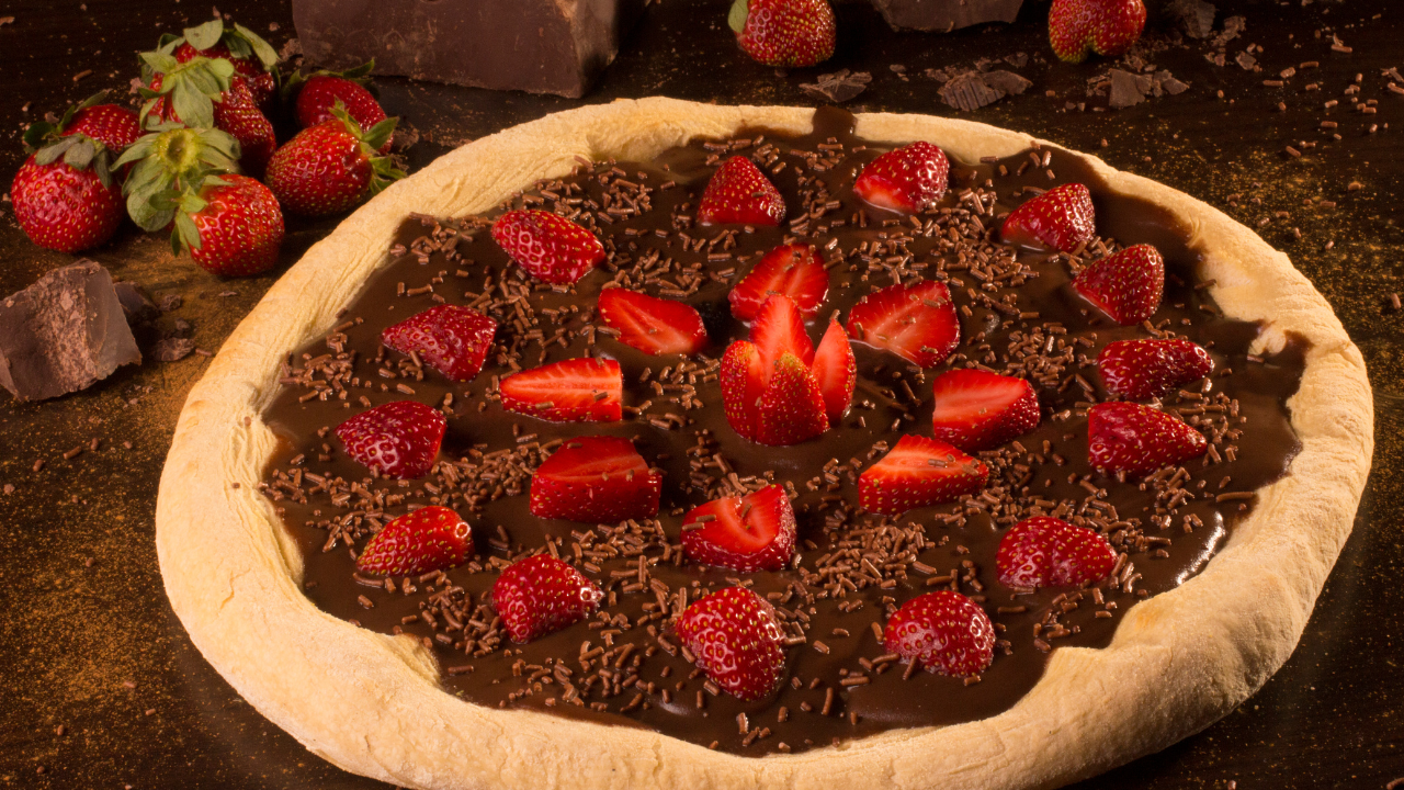 Chocolate com morango